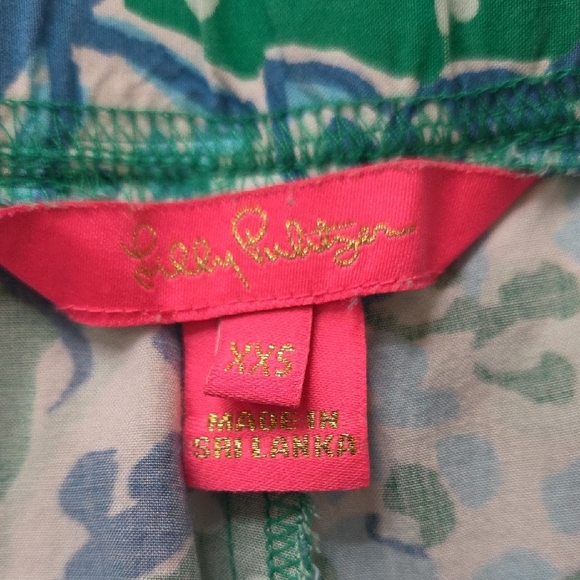 Lilly Pulitzer Bal Harbor Palazzo Pants Emerald Green On The Prowl - Picture 4 of 4